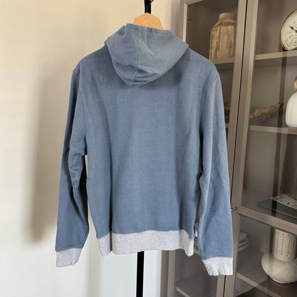 Knickerbocker NYC Collegiate Blue Gray Logo Hoodie M NEW Spell Out Sweatshirt - Picture 4 of 6